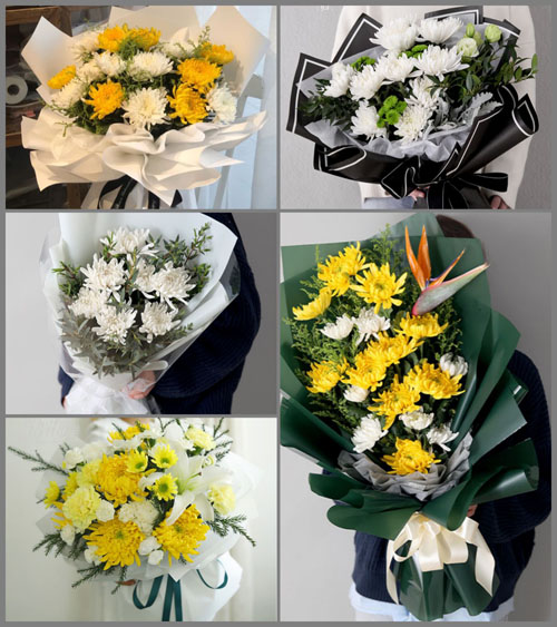 湖北孝感市安陆市巡店镇武马村白事花束代送